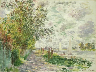The Riverbank at Gennevilliers, c.1875